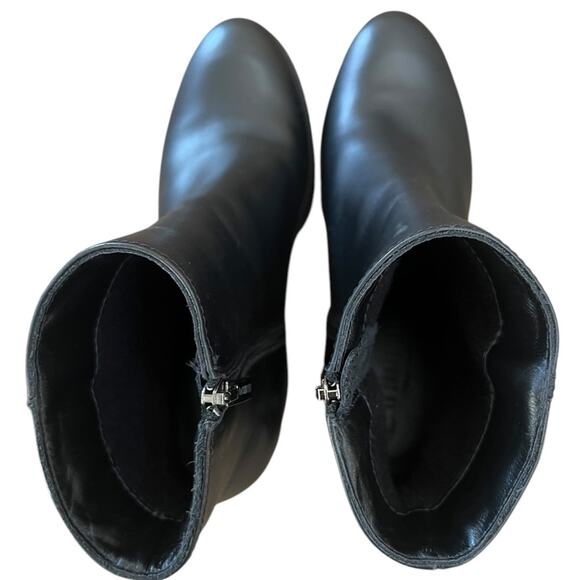 NWOT La Canadienne Percle Almond Toe Black Chelsea Boots – 9.5 M - Picture 9 of 10